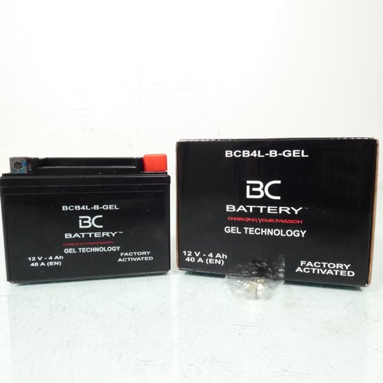 Batterie SLA BC Battery pour Scooter Malaguti 50 F10 Jet Line 1994 à 2005 YB4L-B / 12V 4Ah Neuf