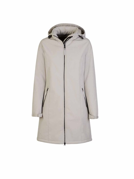 BJØRNSON Britta Softshell Parka Veste d&rsquo;hiver Teddy Lined Femme – Taille 48 – Sable