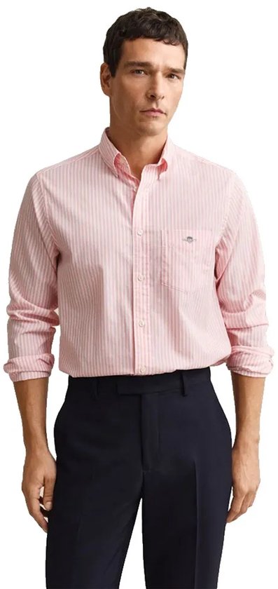 Chemise Gant homme Rose classique popeline 3000130/666