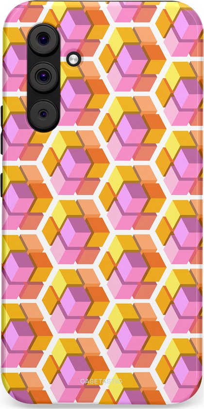 Étui Casetastic pour Samsung A54 (5G) – Élégant étui de protection Duo couche – Bloc 3D