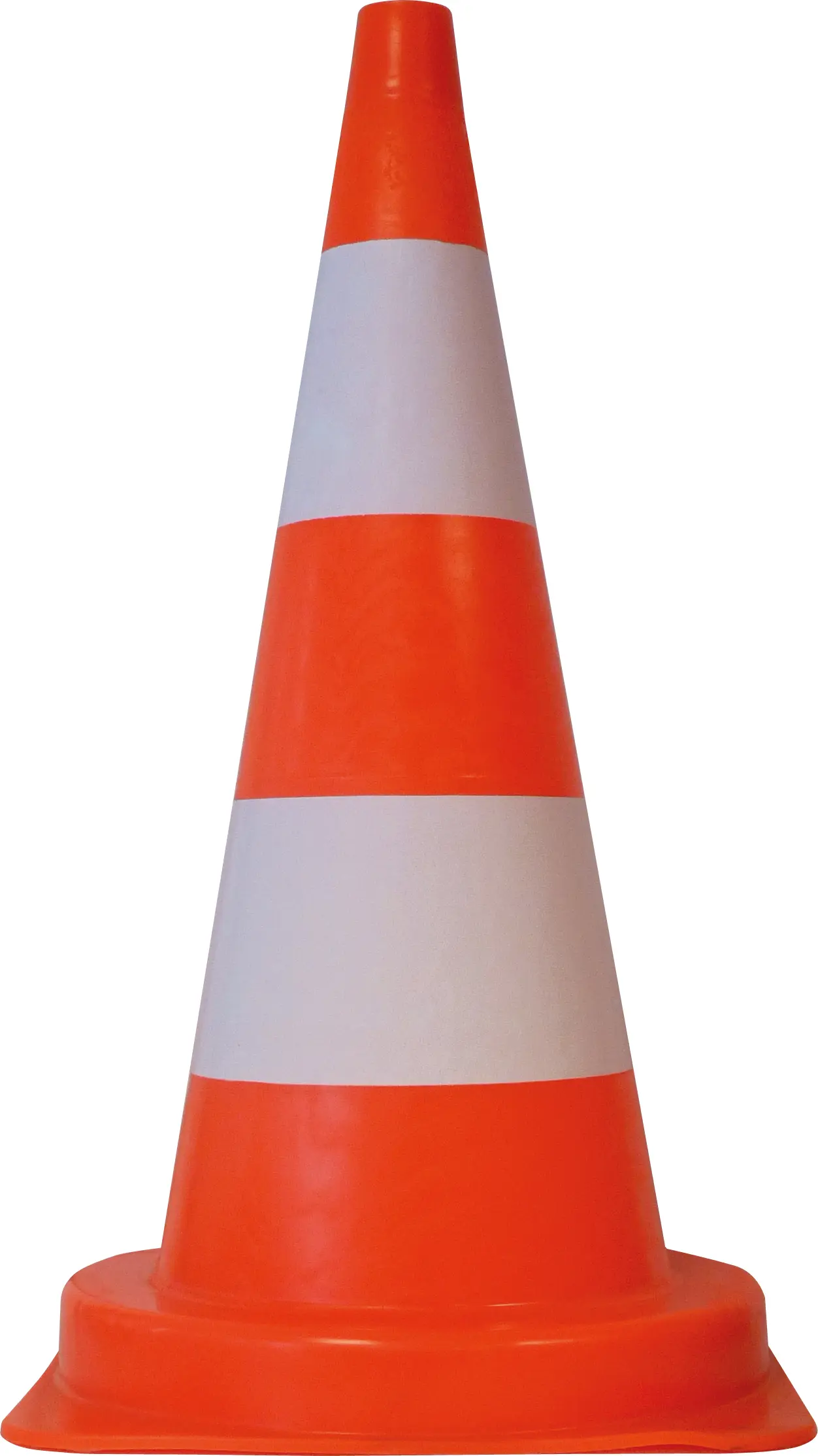 VINMER – Cône de signalisation orange PVC 500mm peinture réfléchissante 1,1kg – 16961