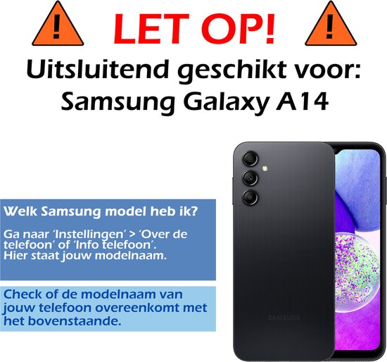 Coque Samsung A14 antichoc avec chaîne de téléphone antichoc avec cordon – Coque arrière antichoc Samsung Galaxy A14 avec cordon – Transparente