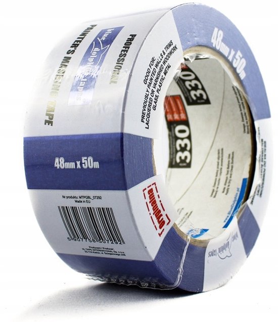 Blue Dolphin ruban de masquage bleu 48 mm 50 m