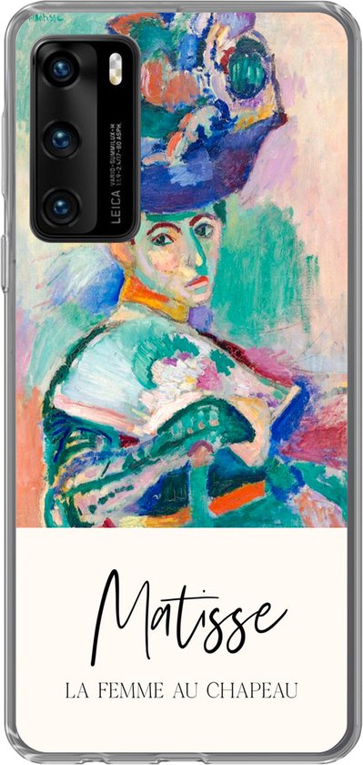 Coque Huawei P40 – La femme au chapeau – Matisse – Art – Siliconen Phone Case