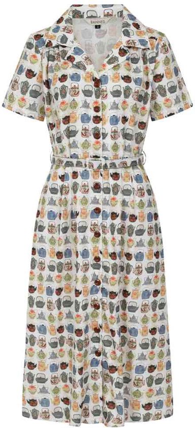 Banned – Robe évasée Kate Tea Time – S – Wit