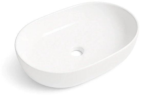 DutchLine – Vasque ovale – Blanc brillant