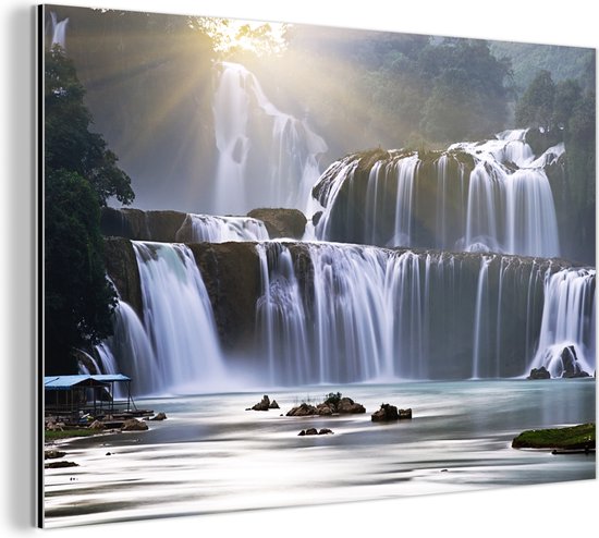 Ban Gioc waterfall Aluminium 90×60 cm – Tirage photo sur aluminium (décoration murale en métal)