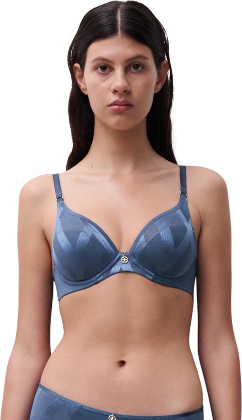 Chantelle – Glaze Soutien-gorge préformé Blue Jeans – taille 90D – Bleu