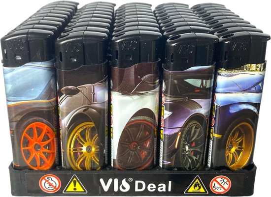 Briquets Click 50 en plateau rechargeable – Briquet Vio Deal