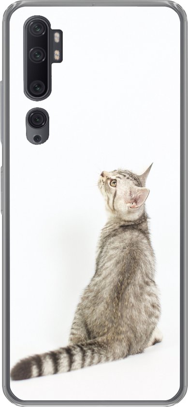 Coque Xiaomi Mi Note 10 – Chat – Animaux domestiques – Fourrure – Coque de téléphone en Siliconen