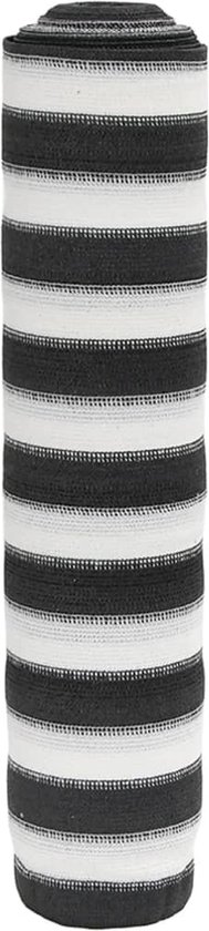 Filet de confidentialité vidaXL 75 g/m² 1,5 x 10 m PEHD anthracite et blanc – Écran de confidentialité – Panneaux d&rsquo;intimité – Écran de balcon – Écran de balcon