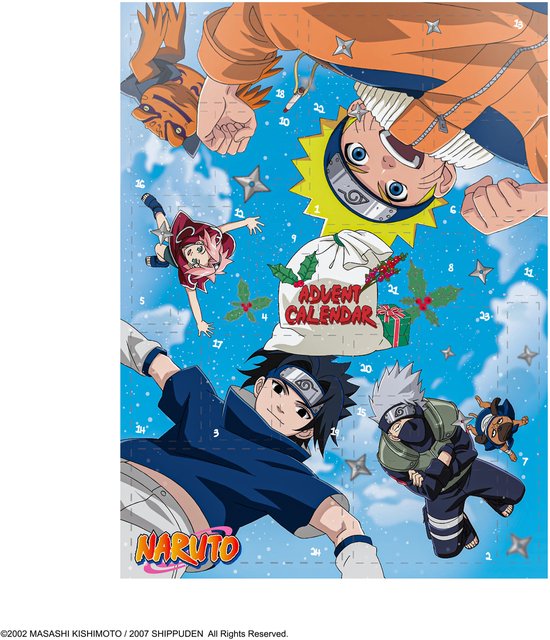 Calendrier de l&rsquo;Avent Naruto 2025