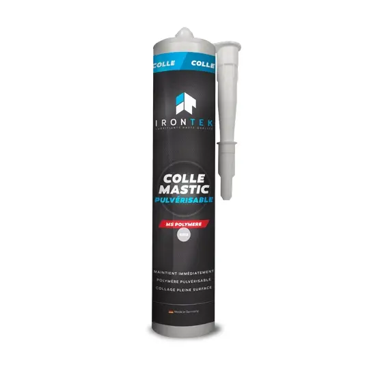 IRONTEK – Colle Mastic Pulvérisable gris – 310 ml – IT121