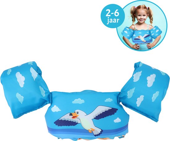 Comfortpool Floaty Friends – Seagull – gilet de sauvetage enfant, bleu