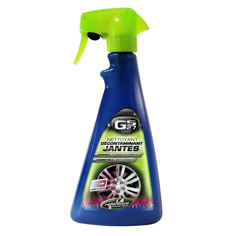 GS27 – Nettoyant décontaminant jantes – spray de 500ml – CL120311
