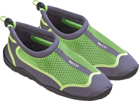 Chaussures aquatiques BECO – mesh – gris / vert – pointure 41
