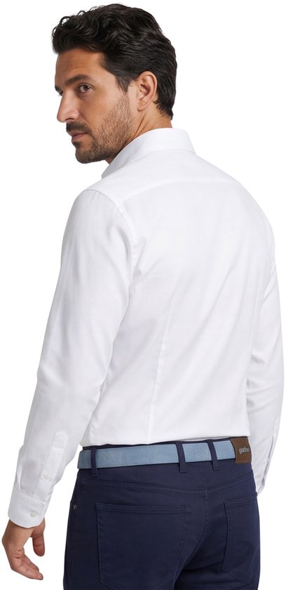 Chemise John Miller blanche Coupe ajustée sans repassage