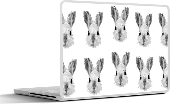 Autocollant pour ordinateur portable – 12,3 pouces – Vintage – Lapins – Motifs – 30x22cm – Autocollants pour ordinateur portable – Peau pour ordinateur portable – Couverture