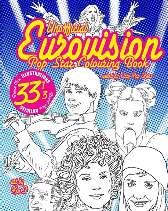 Eurovision Pop Star Colouring Book Unofficial