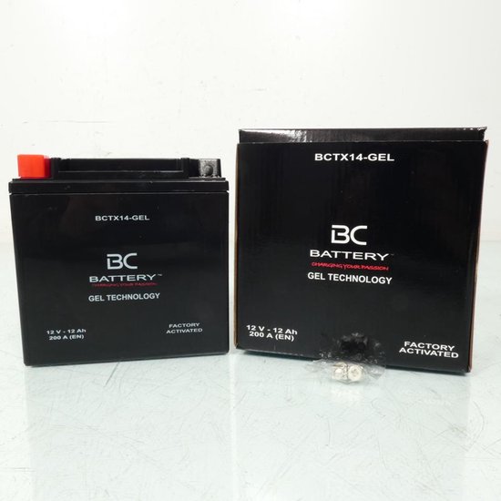 Batterie SLA BC Battery pour Scooter Piaggio 250 X7 Eu3 2008 YTX14 / 12V 12Ah Neuf