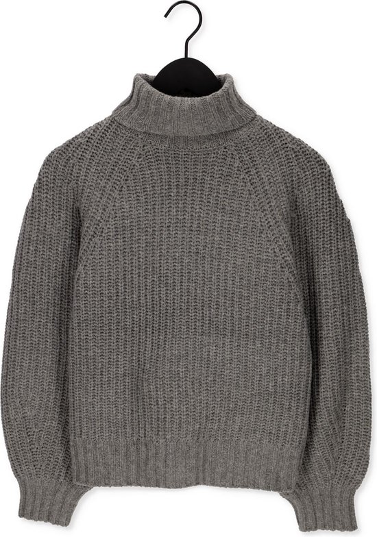 Esmé Studios Pulls et Gilets en maille ample à col roulé Hope – Grijs