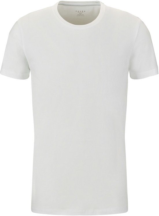 FALKE Lot de 2 t-shirts Daily Comfort Homme 68108 2000 Blanc L