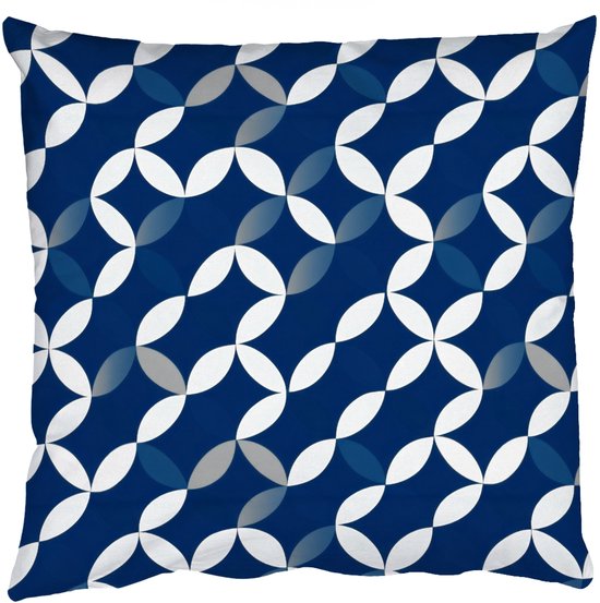 Coussins décoratifs – Coussins de salon – 45×45 cm – Abstrait – Motif – Bleu