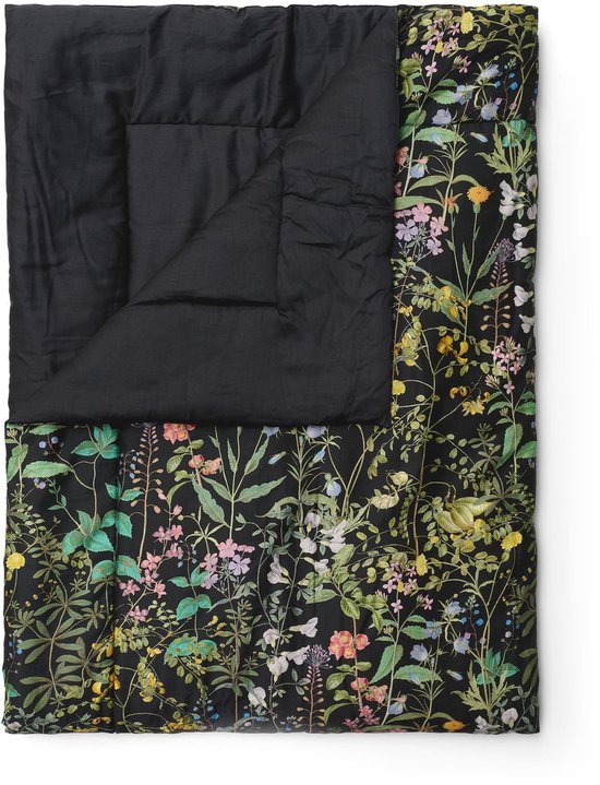 Couvre-lit ESSENZA Augustina Anthracite – 220×265 cm