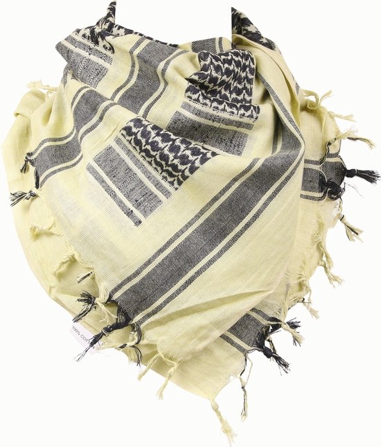 Echarpe Arafat PLO noir / sable