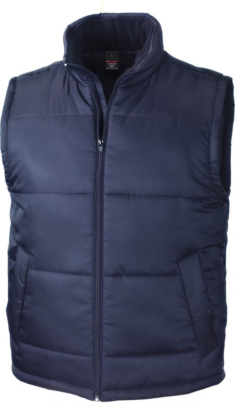 Bodywarmer Unisexe XL Result Mouwloos Marine 100% Polyester