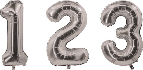 « Ballon numéro 0 – Objet de décoration de fête – Taille unique »