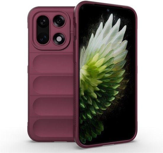 Étui Coverup – Compatible avec OnePlus 15 – Coque arrière robuste Coverup Hands-On – Bordeaux