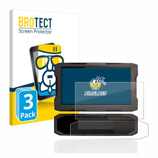 BROTECT – Protecteur d&rsquo;écran pour compteur de vitesse Honda CRF1100L 2020 – Film de protection en aluminium Verre de protection transparent (3 pièces)