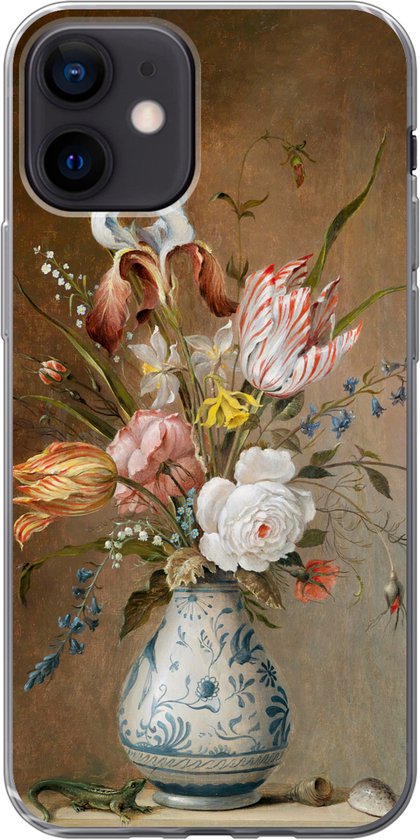 Coque iPhone 12 – Fleur nature morte – Balthasar van der Ast – Maîtres anciens – Siliconen