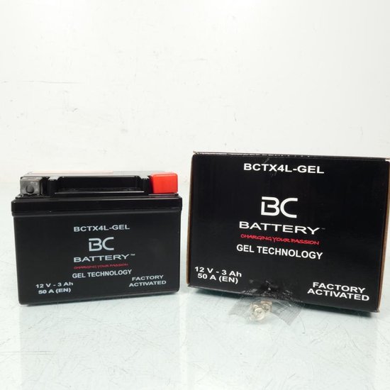 Batterie SLA BC Battery pour Scooter PGO 50 T-Rex 1999 à 2005 YTX4L / 12V 3Ah Neuf