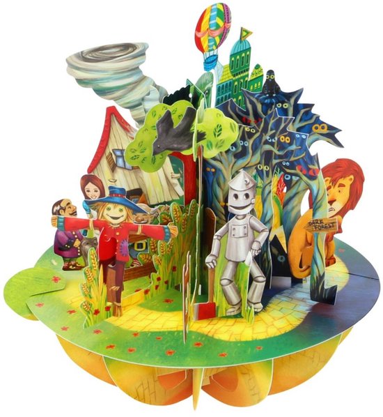 Carte 3D Magicien d&rsquo;Oz – Santoro London Pirouettes