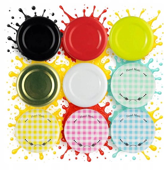 Bimberek – Couvercle – Fi 43 mm – Différentes Couleurs – Pour Jus et Conserves