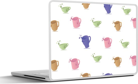 Autocollant pour ordinateur portable – 10,1 pouces – Motifs – Thee – Tasse de thé – 25x18cm – Autocollants pour ordinateur portable – Skin pour ordinateur portable – Couverture