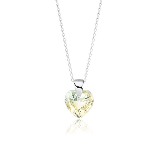Collier Montebello Amy KHZ446 – Coeur Swarovski® – Argent 925 Gerhod, – Ø10mm – 45cm