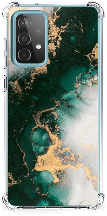 Coque Antichoc adaptée au Samsung Galaxy A52 4G/5G Marble Green