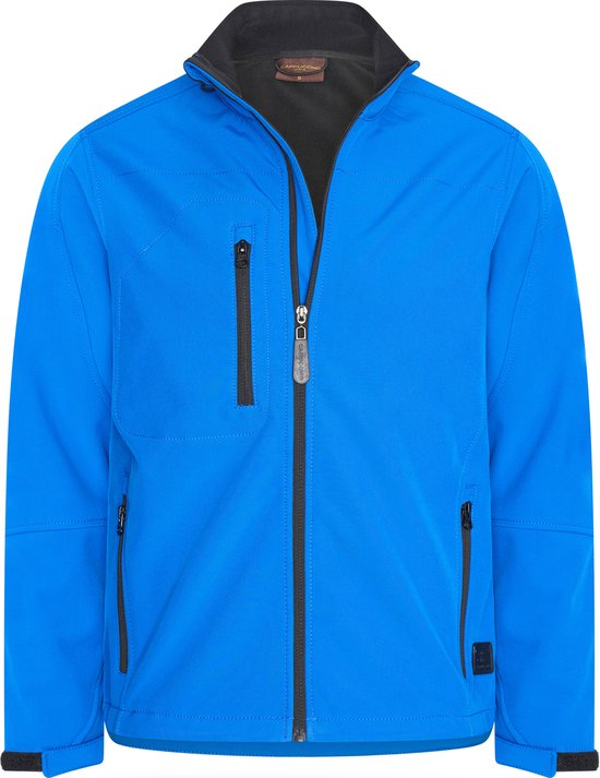 Cappuccino Italia – Veste Outdoor Homme Softshell Zip Jacket Royal – Blauw – Taille M