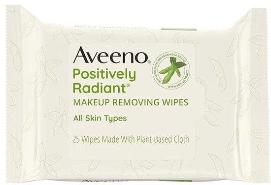 Aveeno Calm + Restore Nourishing Makeup Remover Face Wipes – Lingettes Maquillage – Maquillage – Lingettes visage – Lingettes nettoyantes visage sans parfum