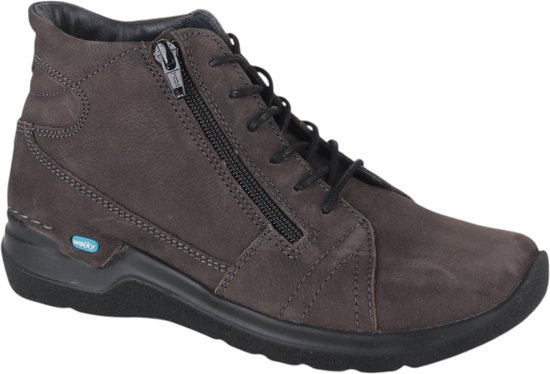 Chaussures à lacets Wolky High Pourquoi le nubuck asphalte