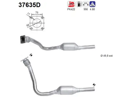 Catalyseur AS 37635D