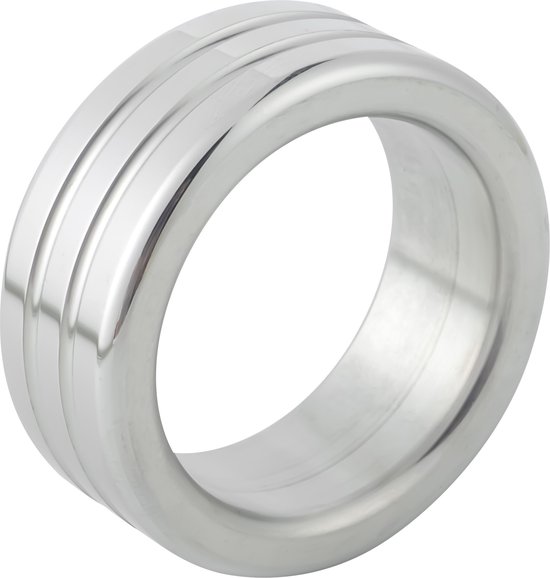 Banoch | rainure annulaire brillante Ø 23 mm | anneau de gland | Anneau pénien en métal