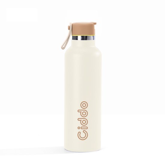Ciddle | LOOPR© | 750 ml | Bouteille en acier inoxydable 24 heures froide/12 heures chaude