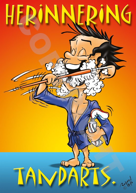 Carte de visite – RAPPEL DENTISTE – Dessin animé &lsquo;Brossage&rsquo; – 100 pièces