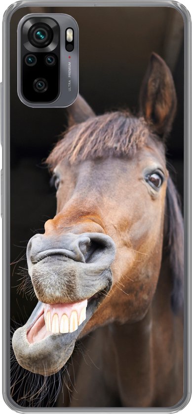 Coque Xiaomi Redmi Note 10 – Cheval – Drôle – Stable – Enfants – Garçons – Filles – Kids – Coque de téléphone en Siliconen