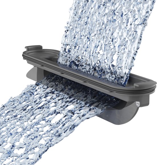 Caniveau de douche linéaire avec grille en inox 800, installation contre le mur, découpable, inox brossé
