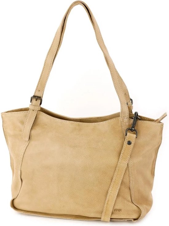Cabas en cuir Bear Design Yvonne – Beige Baltique